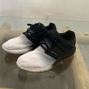 Ombré Black and White Adidas Cloudfoam Sneakers